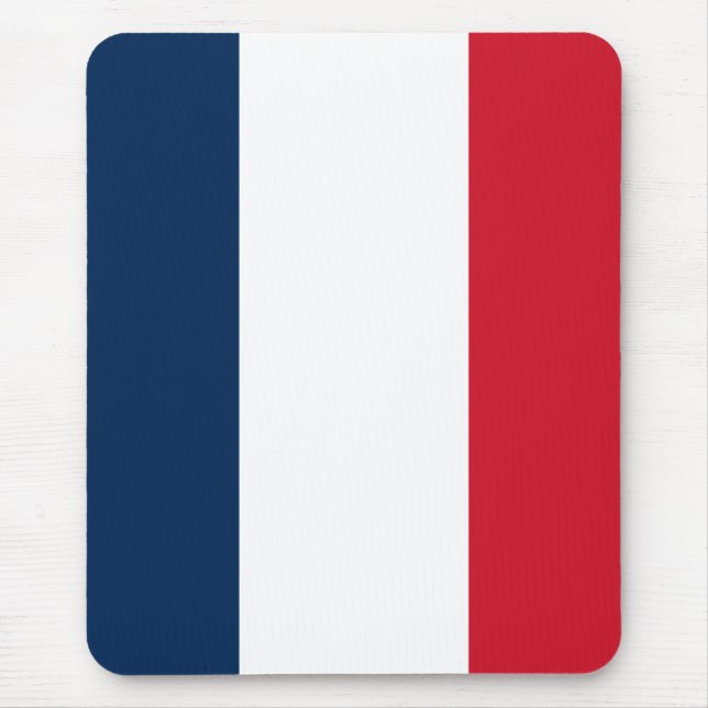 Bleu, Blanc, Rouge : L'Art de la France Mouse Mat (Front)