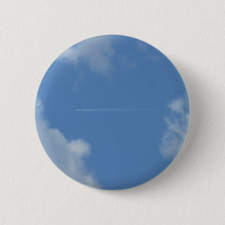 Bleu ciel 6 cm round badge