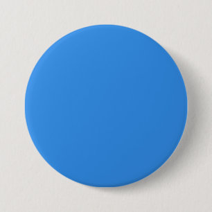 Bleu de France  (solid colour) 7.5 Cm Round Badge