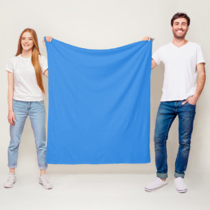 Bleu de France (solid colour) Fleece Blanket