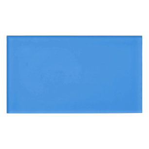 Bleu de France (solid colour) Name Tag