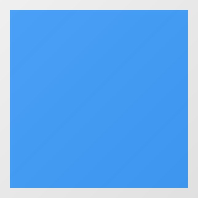 Bleu de France  (solid colour) Window Cling (Sheet)