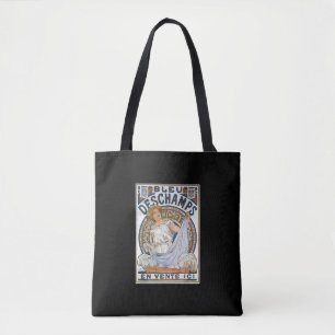 "BLEU DESCHAMPS" ALPHONSE MUCHA TOTE BAG