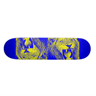 bleu lion skateboard