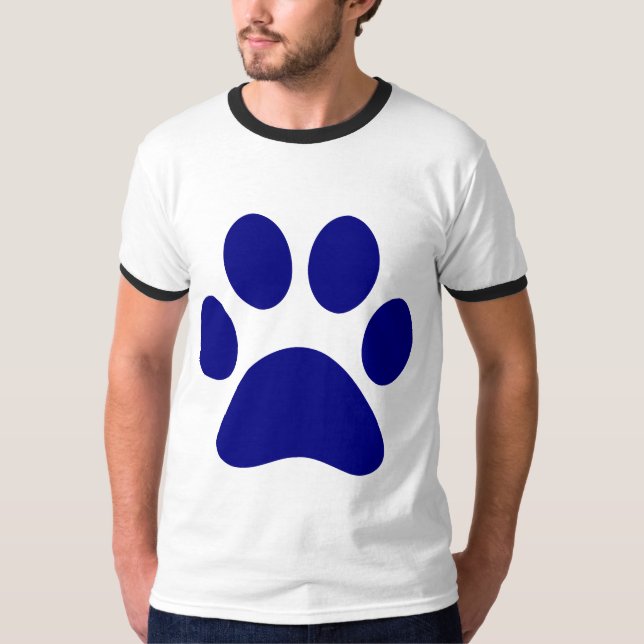 bleu print animals T-Shirt Trucker Hat (Front)
