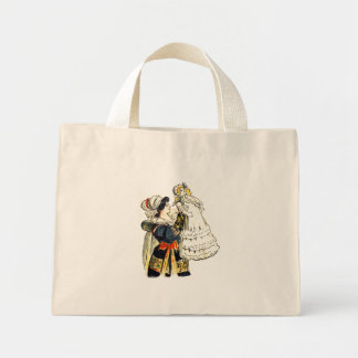 Bleuette in Christening Dress Mini Tote Bag