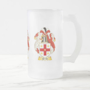 Blevins Family Crest Heraldry Frosted Mug