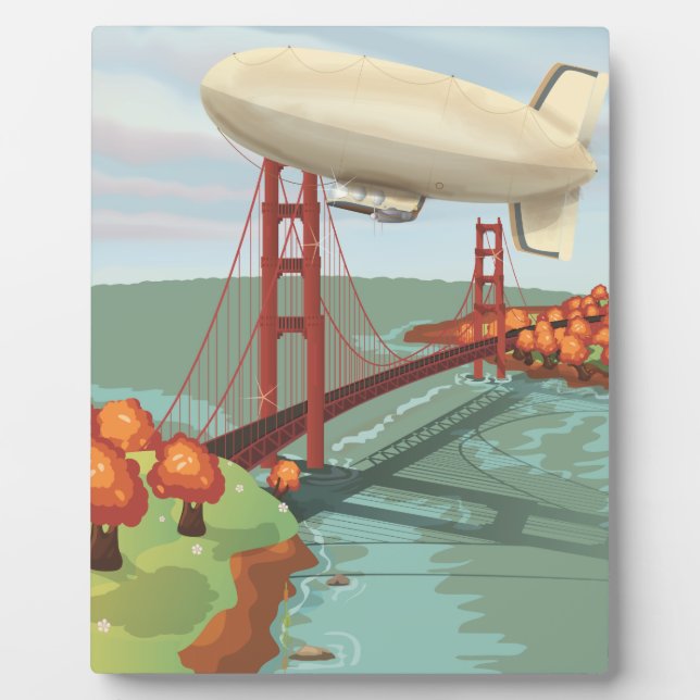 Blimp Airship Plaque (Front)