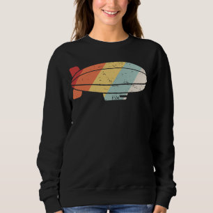 Blimp Pilot Retro Dirigible, Airship & Blimp Sweatshirt