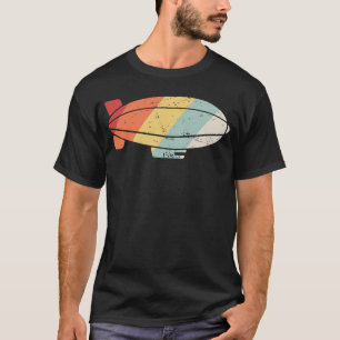 Blimp Pilot Retro Dirigible, Airship & Blimp T-Shirt