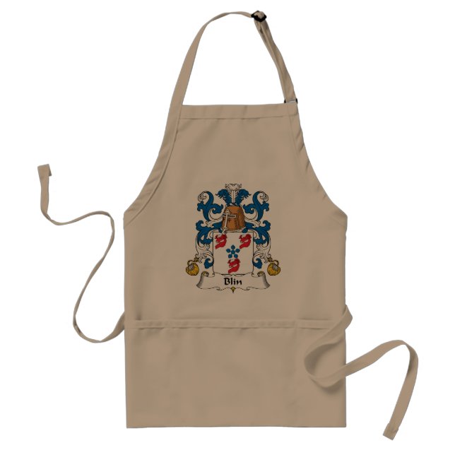 Blin Family Crest Standard Apron (Front)