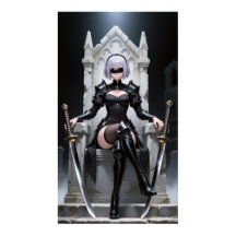 Blind Blade – Gothic Sci-Fi Warrior Art