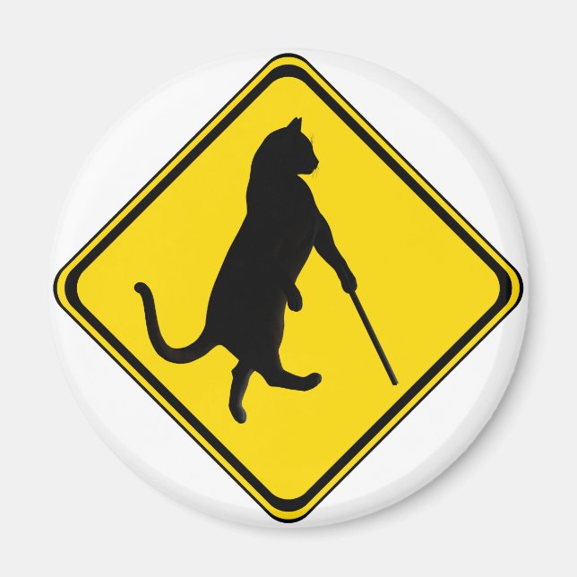 Blind Cats Crossing ! Magnet (Front)