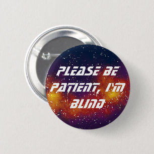 Blind Customisable Galaxy Identity 6 Cm Round Badge