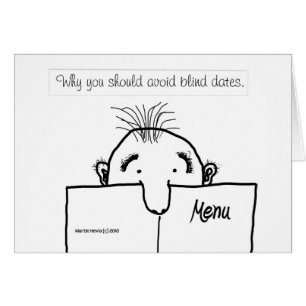 Blind Date Blues - Card