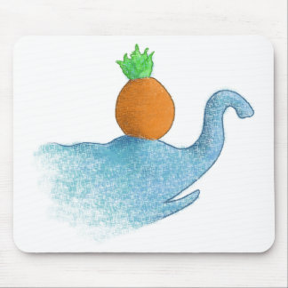 Blind elephant balancing a pineapple... mouse mat
