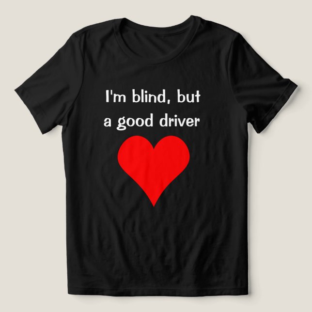 Blind Girls can do anything Disability pride Tri-Blend Shirt (Design Front)