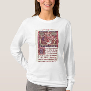 Blind goddess Fortune with King Arthur T-Shirt