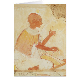 Blind Harpist Singing, from the Tomb of Nakht