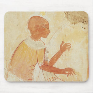 Blind Harpist Singing, from the Tomb of Nakht Mouse Mat