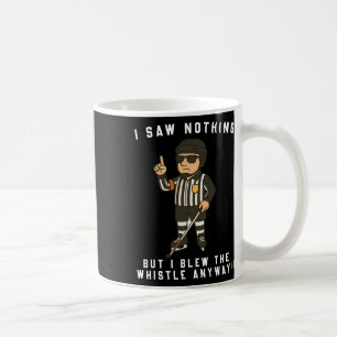 Blind Ice Hockey Referee – Funny Cartoon Sport  Coffee Mug