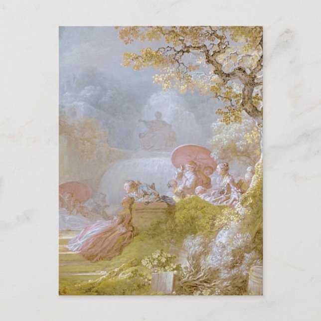 Blind Man's Bluff by Jean Honore Fragonard Postcar Postcard (Front)