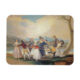 Blind Man's Buff, 1788-9 (tapestry cartoon) (for s Magnet