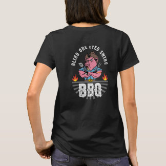 Blind One Eyed Swine Back Design T-Shirt