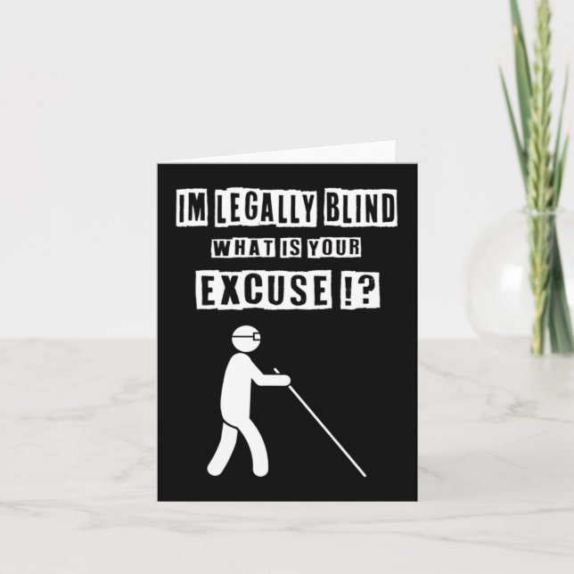 Blind People Person Gift 3 December 2022 Internati Card (Front)