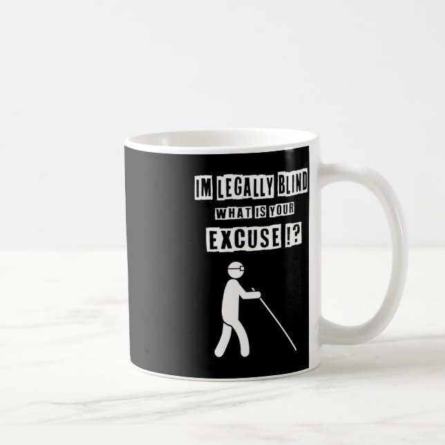 Blind People Person Gift 3 December 2022 Internati Coffee Mug (Right)