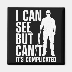 Blind Person Art For Men Women Blind People Sight  Magnet