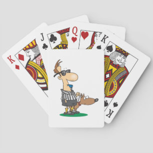 Blind Referee Playing Cards
