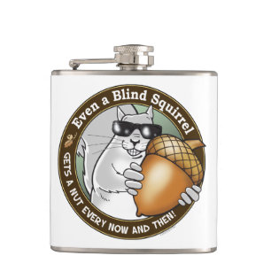 Blind Squirrel Nut Hip Flask