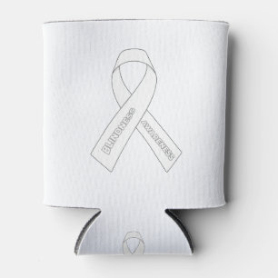 Blindness Awareness Ribbon Can Cooler