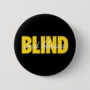 Blindness For Blind People Blind Person Braille Re 6 Cm Round Badge