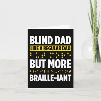 Blindness For Blind People Blind Person Braille Re Card
