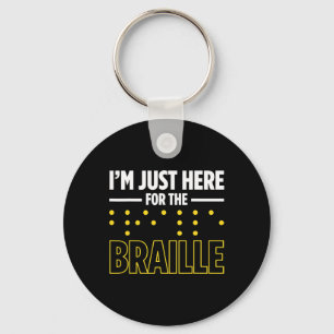 Blindness For Blind People Blind Person Braille Re Key Ring