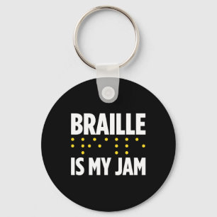Blindness For Blind People Blind Person Braille Re Key Ring
