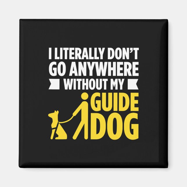 Blindness For Blind People Blind Person Braille Re Magnet (Front)