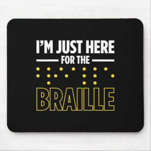 Blindness For Blind People Blind Person Braille Re Mouse Mat