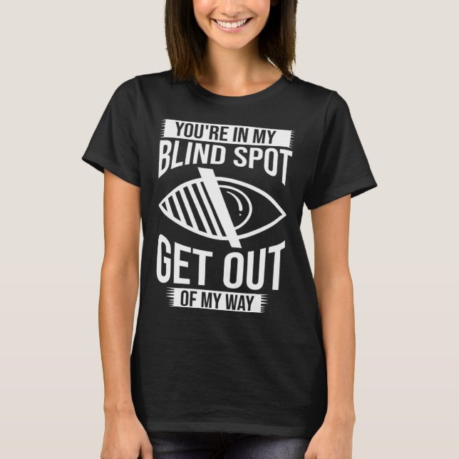 Blindness For Blind People Braille T-Shirt (Front)