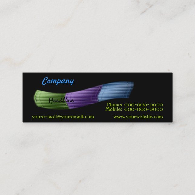 Blinds Business Card (Front)
