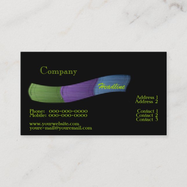 Blinds Business Card (Front)