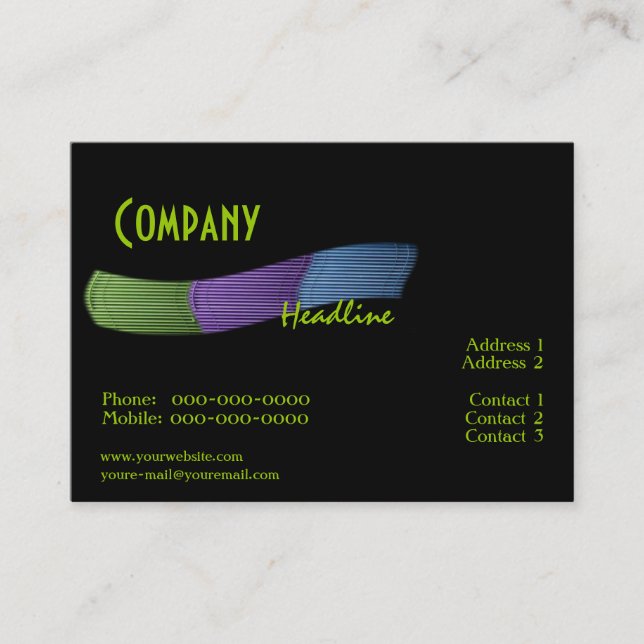 Blinds Business Card (Front)