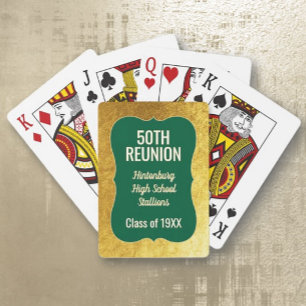 Bling! 50th Class Reunion Classic Playing Cards
