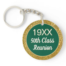 Bling!! 50th Class Reunion Keychain