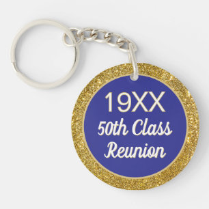 Bling!! 50th Class Reunion Keychain