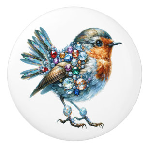Bling Birds Theme Ceramic Knob