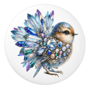 Bling Birds Theme Ceramic Knob