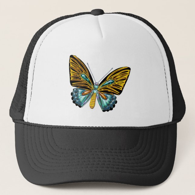 Bling Bling Butterfly Trucker Hat (Front)